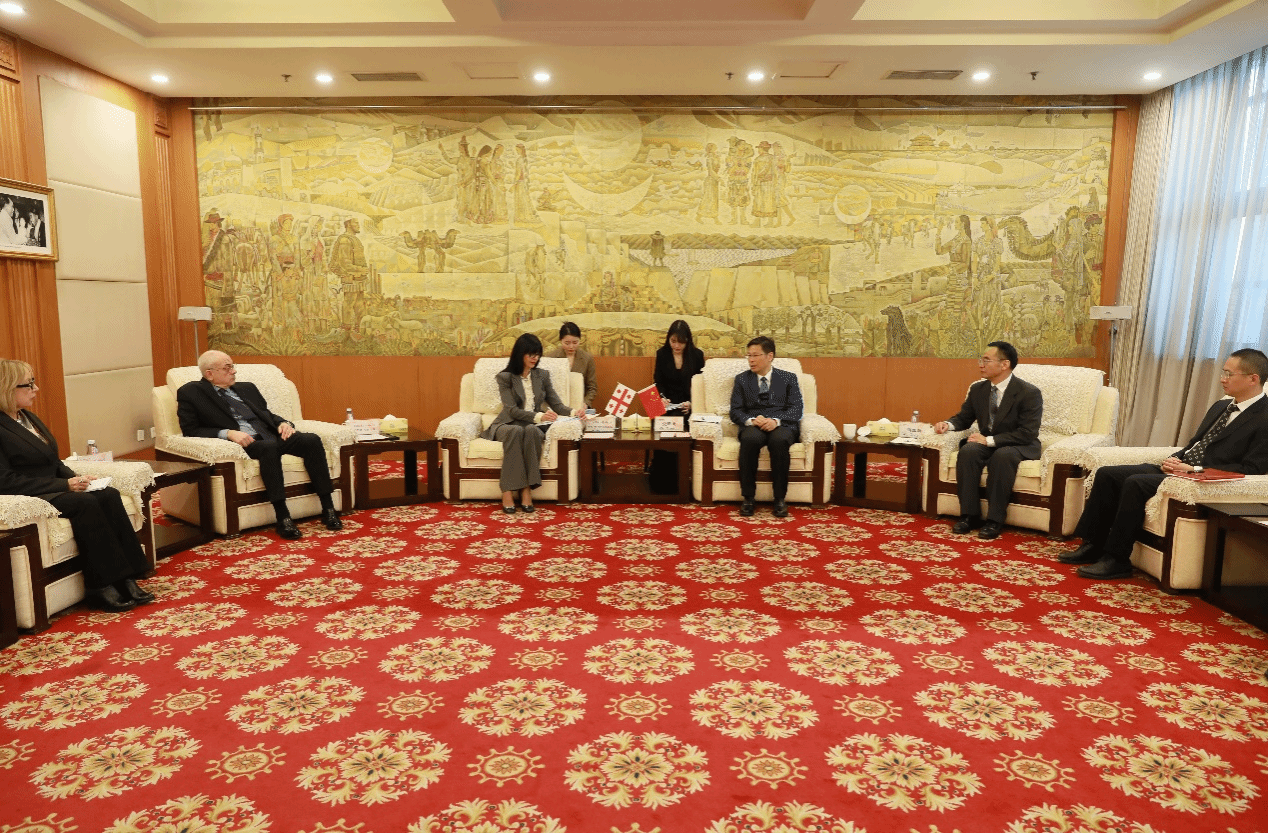 格鲁吉亚和解与公民平等国务部长一行来校访问