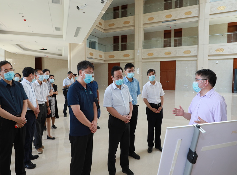 北京市委常委、教育工委书记夏林茂调研ag视讯丰台校区启用准备工作